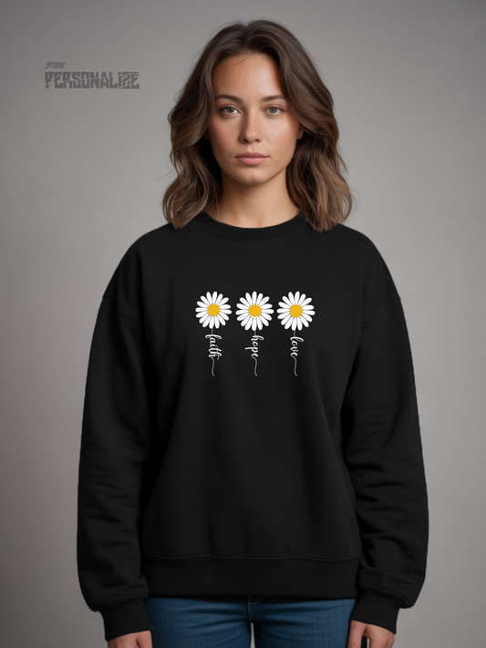 Camisola Sweatshirt  | Flores | Conforto e Durabilidade
