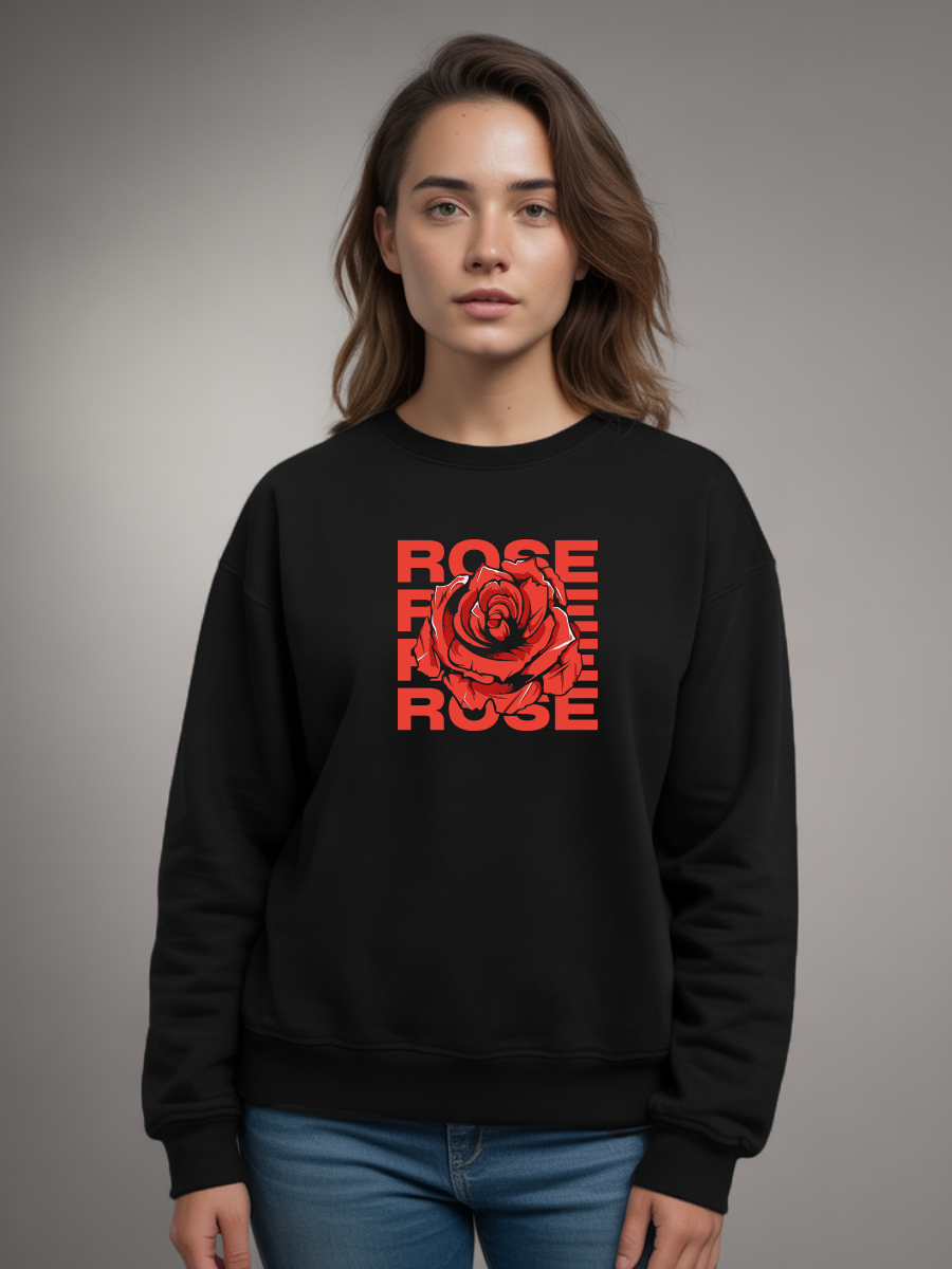 Camisola Sweatshirt  | Rose | Conforto e Durabilidade