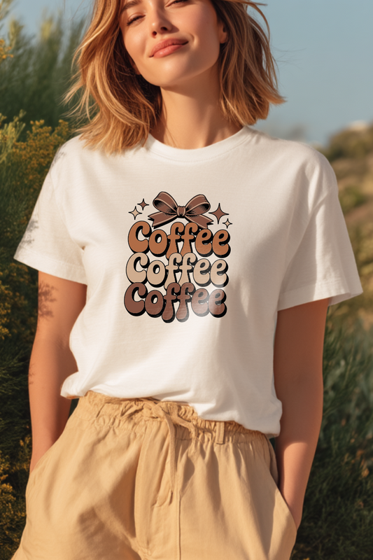 T-Shirt 100% Algodão | Outono | Coffee